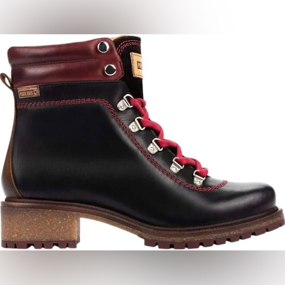 Pikolinos Women's Aspe Lace-Up Leather Boots Size 40 (us10)